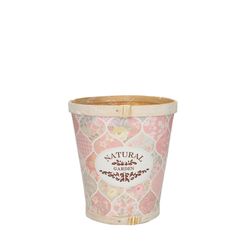Holz Übertopf Garden hell rosa D13cm H14cm