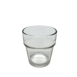 Glas Teelicht Topfrand D06.5cm H06.5cm