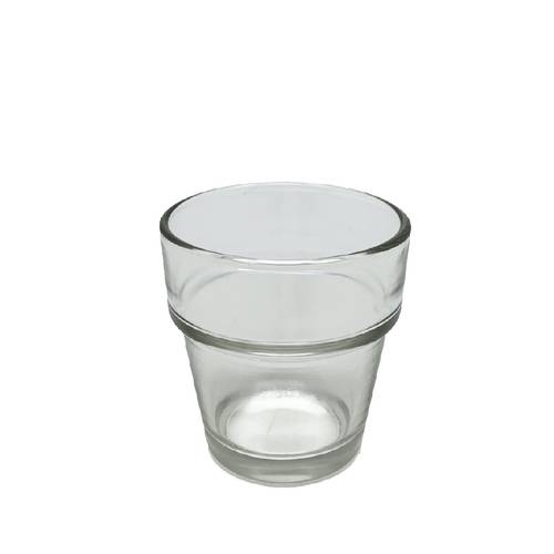 Glas Teelicht Topfrand D06.5cm H06.5cm