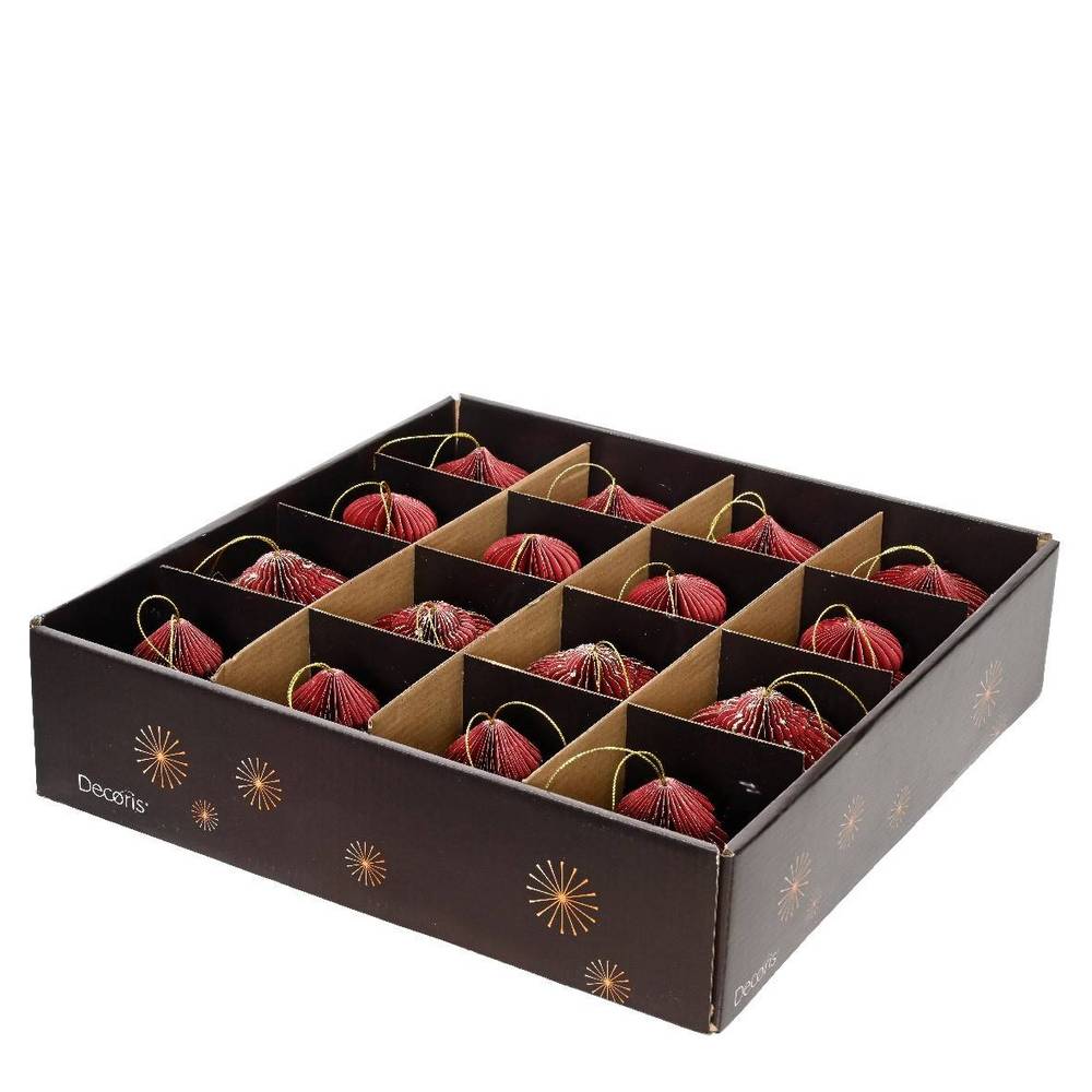 Hänger Figur 3D mix rot D08cm