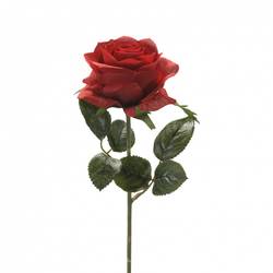 Seiden Rose rot L45cm
