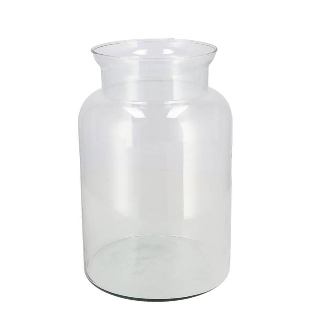 Glas Vase Milchkanne D19cm H30cm
