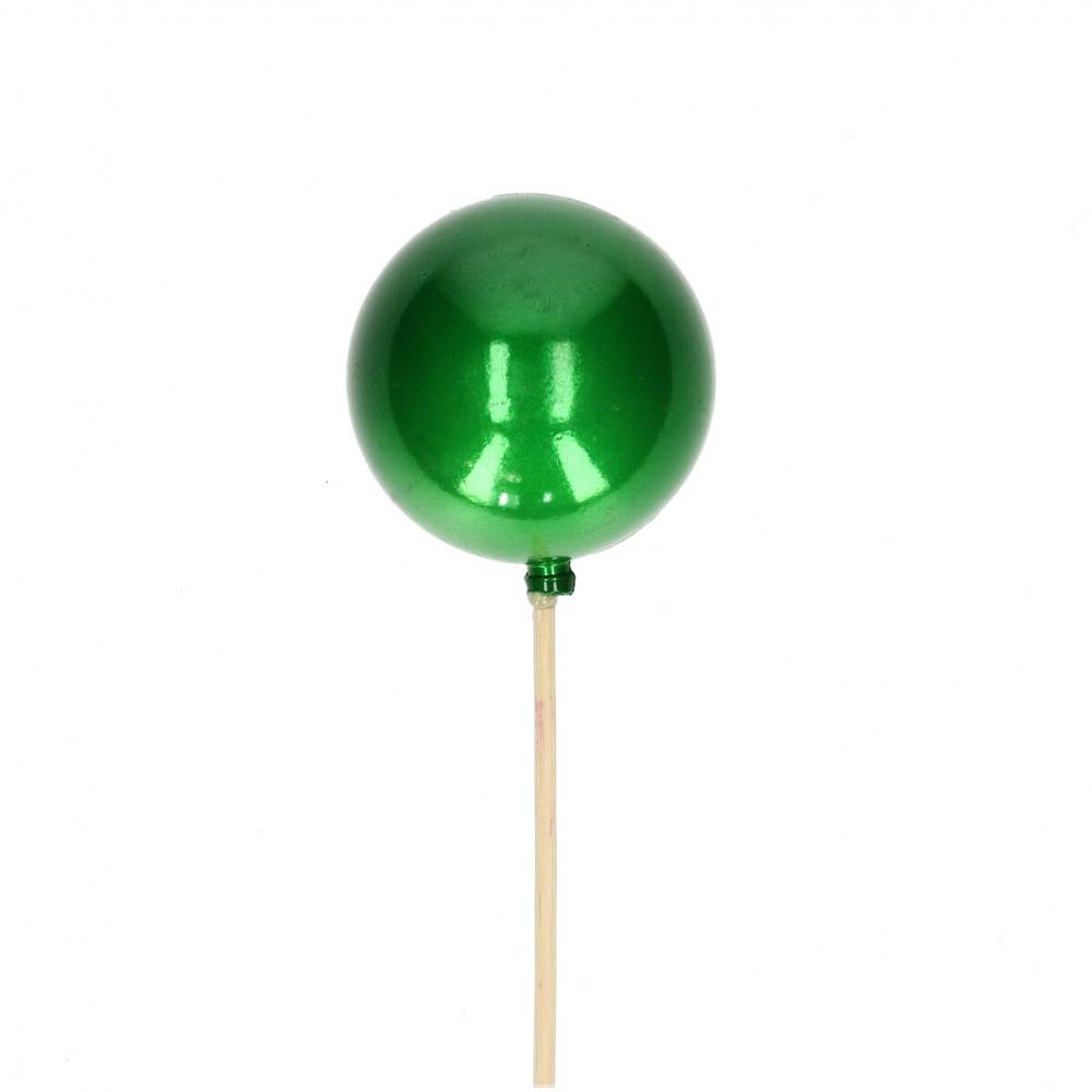 Kugel auf Stab Perle grün L50cm D06cm 