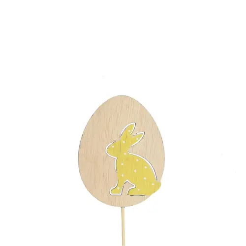 Ostern Deko/stab 12cm Kaninchen Hoppy 8cm