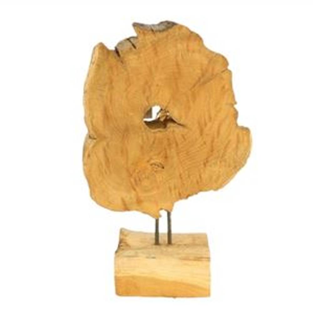 Teakholz Scheibe Sakura natur H45cm
