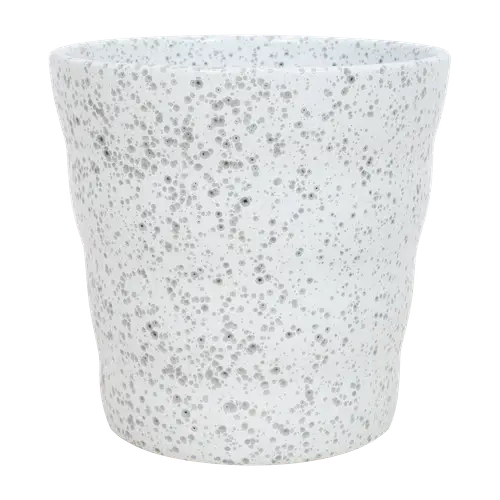 Keramik Übertopf Orchidee Dawn Pixel weiss D13cm H13cm