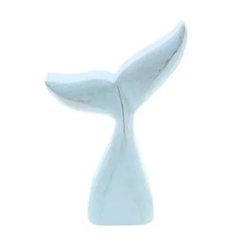 Walflosse blau D17cm H25.5cm