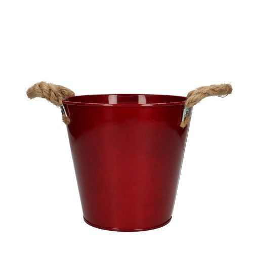 Zink Chris rot D16cm H15cm