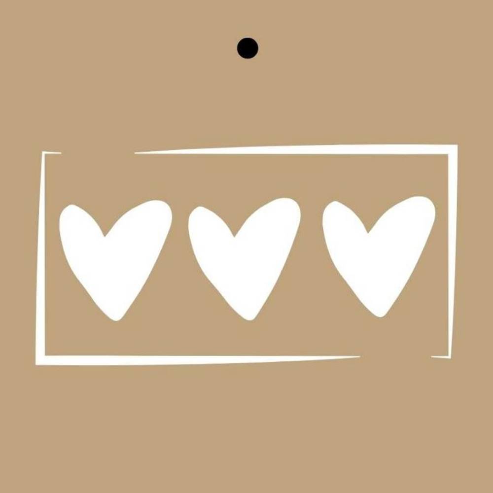 Karte Herz 07x07cm x20 