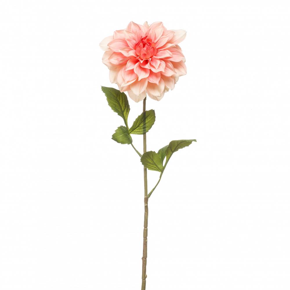 Seiden Dahlia lachs L72cm