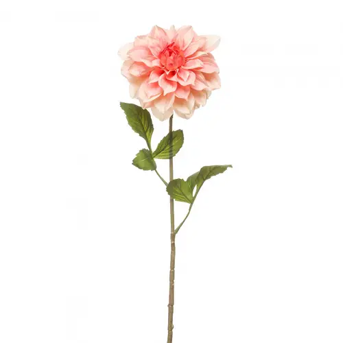 Seiden Dahlia lachs L72cm