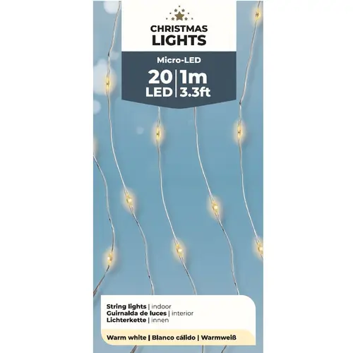 LED Draht weiss 20L L95cm
