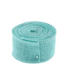 Band Jute hell blau 50mm 5m