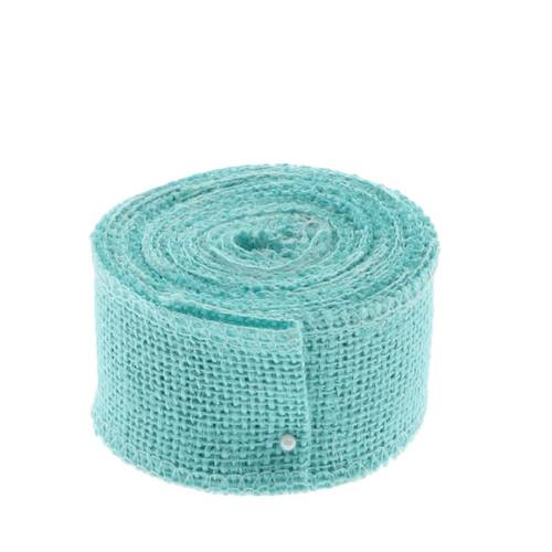 Band Jute hell blau 50mm 5m