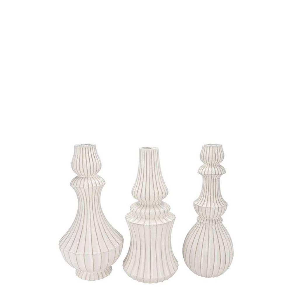 Keramik Vase Mika mix weiss 09x16cm