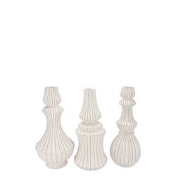 Keramik Vase Mika mix weiss 09x16cm