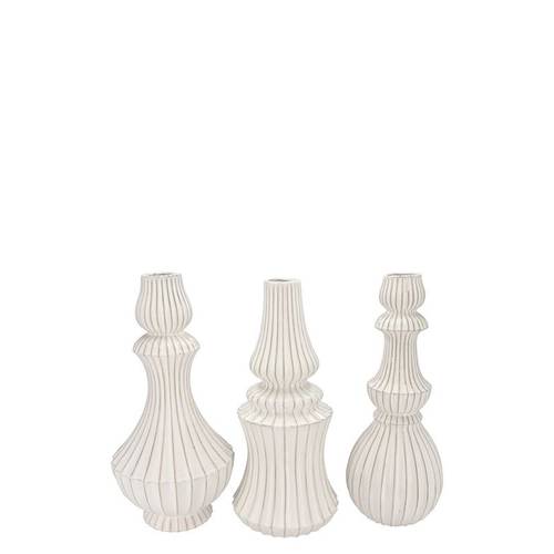 Keramik Vase Mika mix weiss 09x16cm