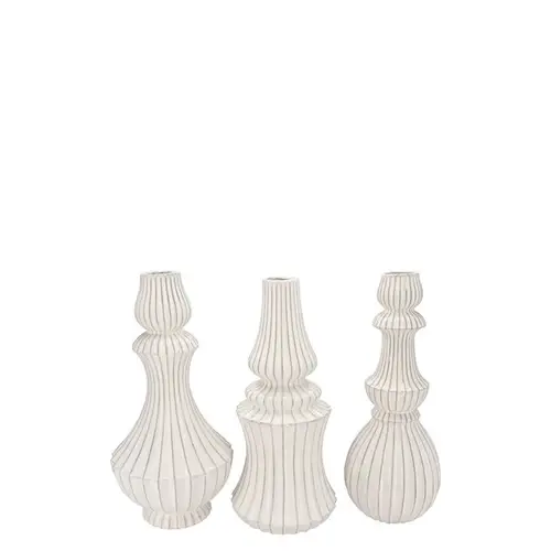 Keramik Vase Mika mix weiss 09x16cm