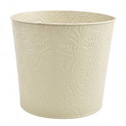 Zink Übertopf Lynn creme D23cm H20.5cm