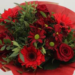 Strauß rot Craft Muttertag 40cm 10Stiele