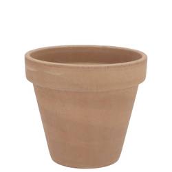 Keramik Übertopf terra choco grau D11cm H10