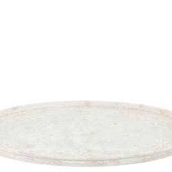 Metall Teller Kaya weiss 56x02cm