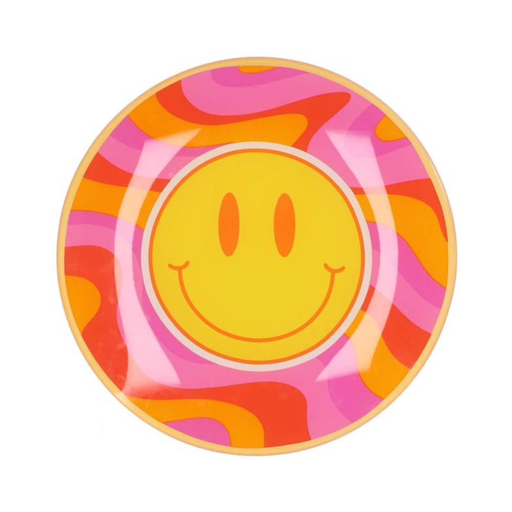 Teller Rund Smiley 18x18x02cm