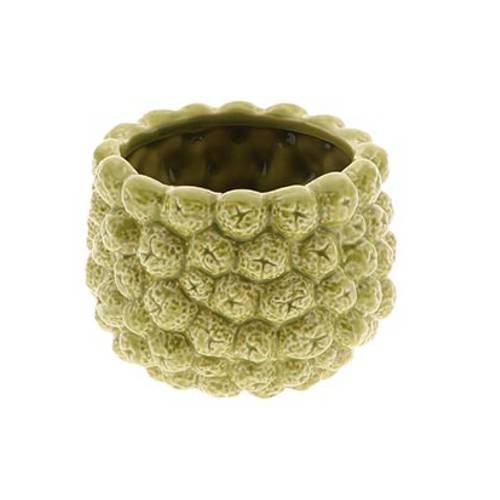 Keramik Übertopf Frutti grün D14.5cm H11cm