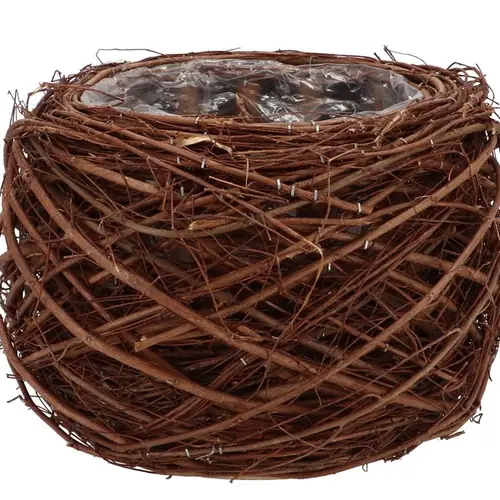 Ulmenzweige Topf braun 20x18cm