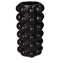 Keramik Übertopf Poppi schwarz D13.5 H27cm