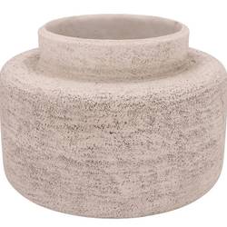 Beton Vase weiss 39x39x28cm
