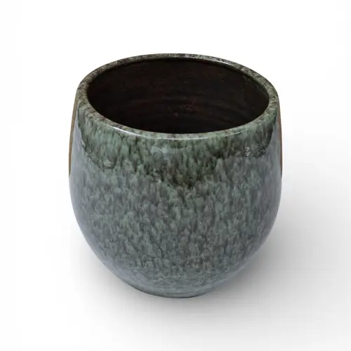 Keramik Übertopf Dana grün D22cm H20cm