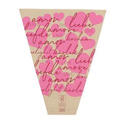 Tüte Amour rosa 50x30x10cm x50
