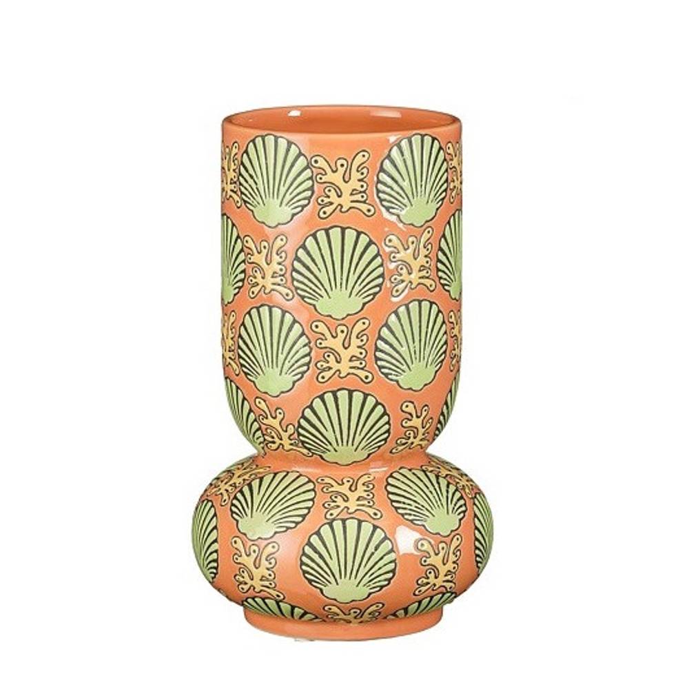 Keramik Vase Elea lachs D15cm H25cm 