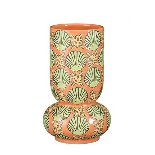 Keramik Vase Elea lachs D15cm H25cm 