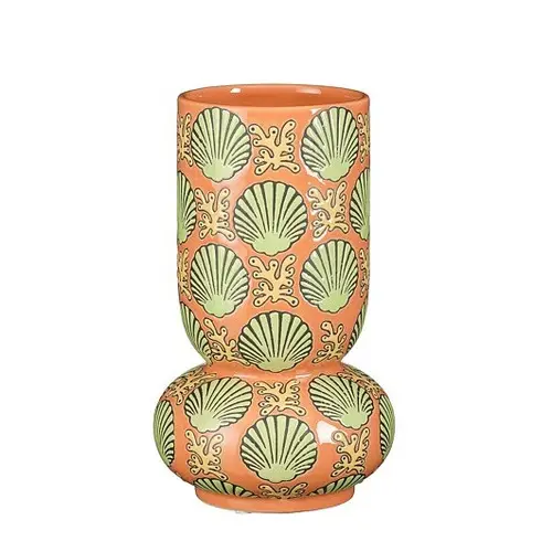 Keramik Vase Elea lachs D15cm H25cm 