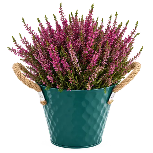 Zink Übertopf Fancy grün D13cm H12.5cm