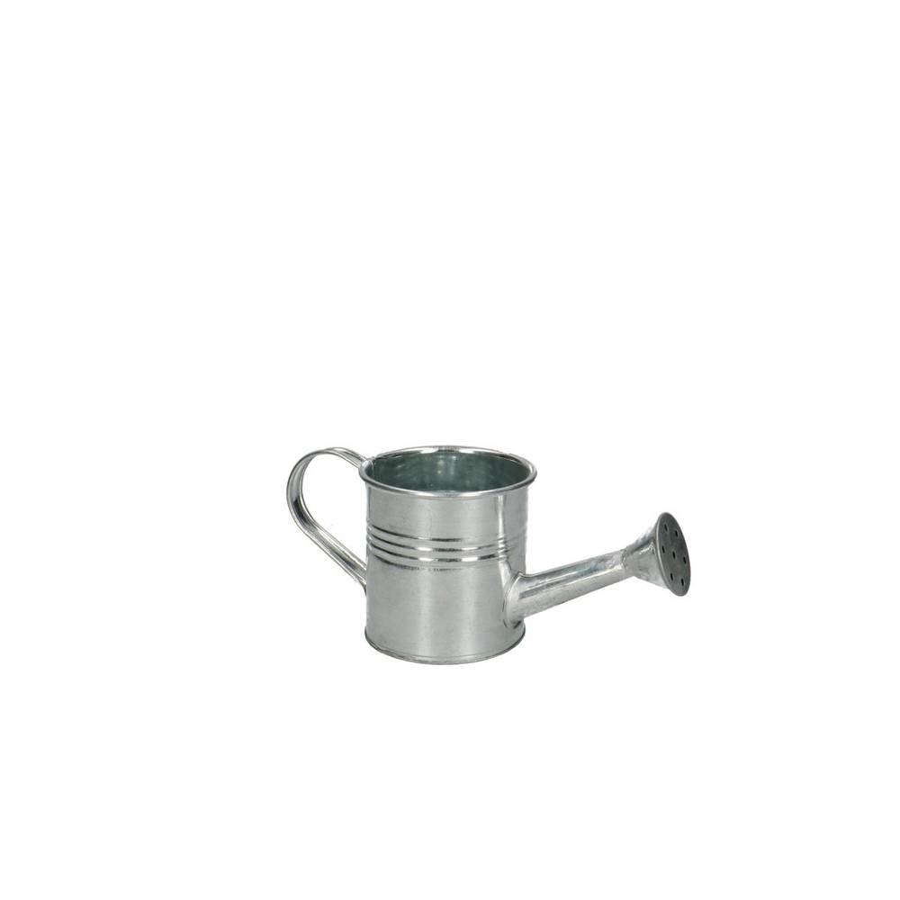Zink Giesskanne silber D07cm H07cm