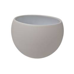 Keramik Bowl Topf Sphere creme D15cm H13cm