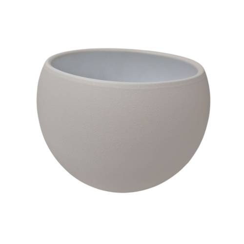 Keramik Bowl Topf Sphere creme D15cm H13cm