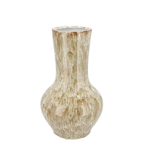 Keramik Vase Monte creme 18x18x31cm