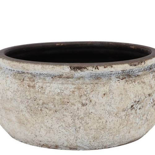 Keramik Schale Batu sand 25x14cm