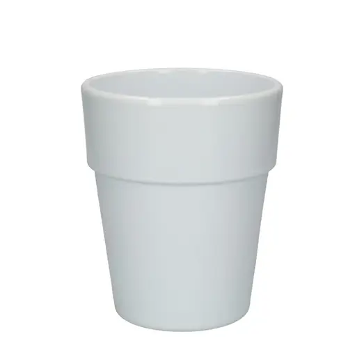 Keramik Orchidee Übertopf Eliz weiss D12.5cm H15.5cm