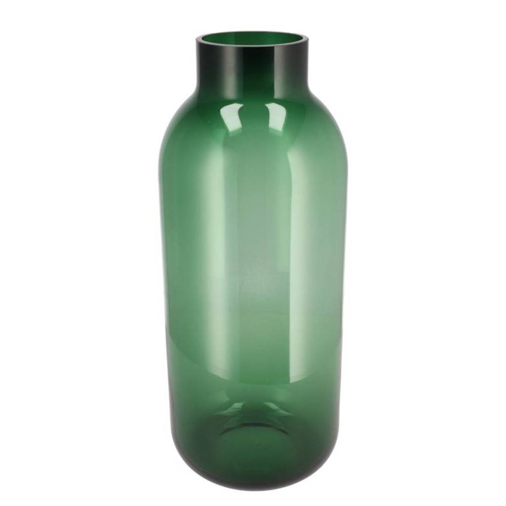 Glas Vase Filou dunkel grün D20cm H50cm