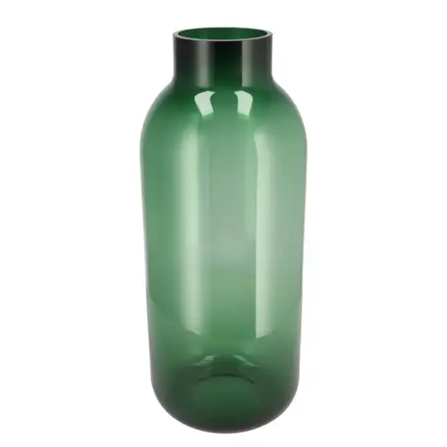 Glas Vase Filou dunkel grün D20cm H50cm
