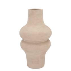 Keramik Vase Lisboa braun 18x18x34cm 
