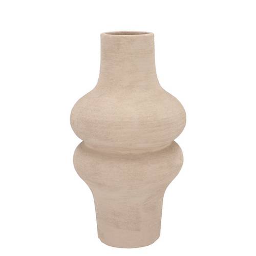 Keramik Vase Lisboa braun 18x18x34cm 