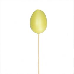 Ei auf Stab Pearly gelb L50cm 06cm