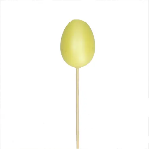 Ei auf Stab Pearly gelb L50cm 06cm