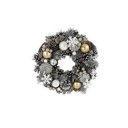 Wreath Ball silber D30cm